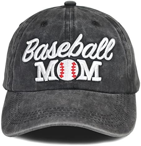 MANMESH HATT uznemirena Bejzbol Mama Tata šešir za žene, Podesiva oprana vezena bejzbol kapa za mamu