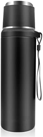 N / A Thermos od nehrđajućeg čelika Prijenosni vakuumska tikvica Insulacijski lonac boca za toplu vodu sa konopom na otvorenom čaj