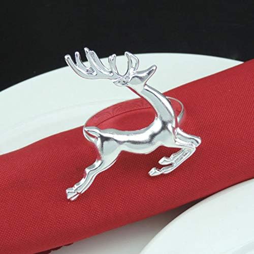 Luxshiny Vintage dekor Elk salvetin za prsten za prsten za spašavanje Cingle salveting prsten za rinestones prstenovi za salvete za