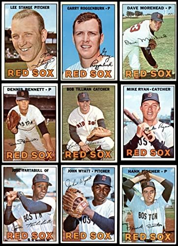 1967. Topps Boston Red Sox Team Set Boston Red Sox VG / EX + CRVENA SOX