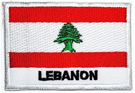 Kleenplus 1, 7X2, 6 inča. Libanonska zastava zastava zemlja Nacionalni zakrpe za DIY jaknu majica traperice šešir kostim amblem taktičke