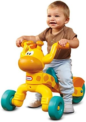 Little Tikes idu i uzgajaju lil 'rollin' žirafe, voziti se na biciklu Giraffe Toddler za dječake i djevojke - vožnja na 3 kotača s