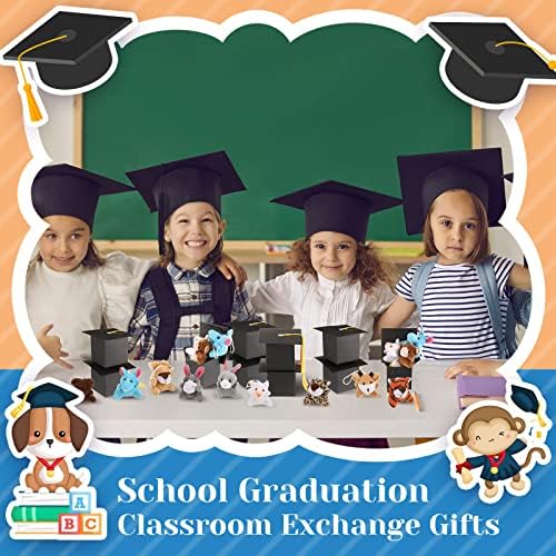Poklon Set za maturu za predškolsku ustanovu kutija za bombone i Mini plišane životinje igračke kapa za diplomiranje poklon kutije
