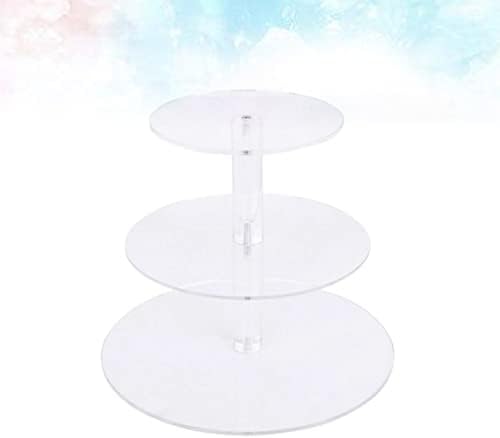 NUOBESTY Cupcake Stand Cupcake Stand 2pcs3 Stand Cake Clear Display Tree Desert akril Favors Tower Wedding Layers Cuake Bracket holiday