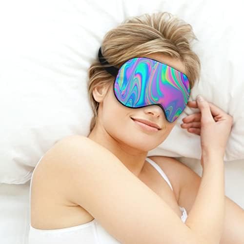 Psihodelic Trippy Sleep Maska za oči Slatka slepogstruka pokriva očima za žene za žene Pokloni