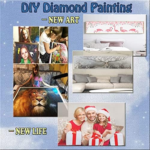 Dijamantni setovi za odrasle, Forest Hill Diamond Art Kids početnik DIY 5D boja po brojevima, velikim punim bušilicama Dijamantna