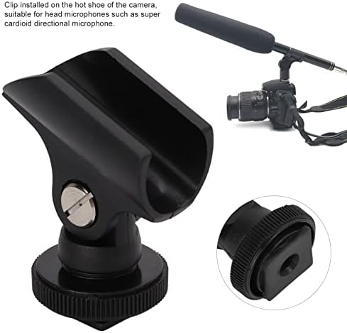 Mikrofon za kuhanje cipela, univerzalni prikladni držač za mikrofon 1,95cm Podesiva plastika za DSLR kameru
