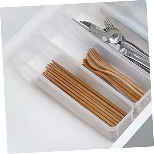 Cabilock kutija za očuvanje rezanaca fioka frižidera Organizator srebrnog posuđa sa poklopcem ladice za odlaganje 2kom zapečaćena tegla za odlaganje špageta kontejneri za odlaganje testenina kutija za odlaganje rezanaca