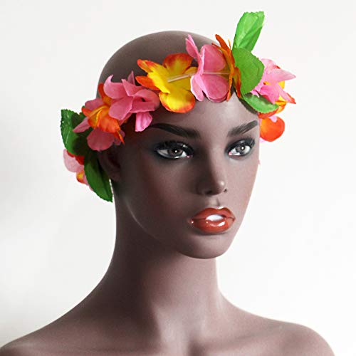 Havajski Cvijet Traka Za Glavu Tropical Hawaii Luau List Kruna Kosa Obruči Vijenac Žene Cvjetni Headpiece Hairband Trake Za Kosu Ljeto