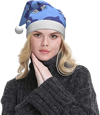 MISTHO Shark uzorak Božić šešir za Božić i Novu godinu odmor Party stvoriti prazničnu atmosferu za unisex odrasle