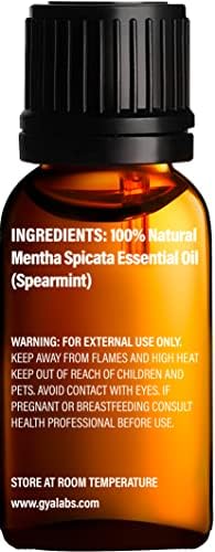SpearMint ulje i lavanda - Gya Labs Sleep Easy Set za zagušenje za zagušenje i bolji san - čista terapijska esencijalna ulja