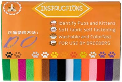 LUTER 15 boja 20x1cm ogrlice za štene, meke podesive ogrlice za puppy ID ovratnike za novorođene pseće mačiće za kućne ljubimce