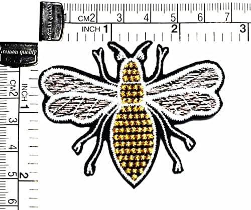 Kleenplus 3kom. Pčela šije željezo na vezenim zakrpama crtani film Djeca Djeca modna naljepnica Zanatski projekti dodatna oprema šivanje