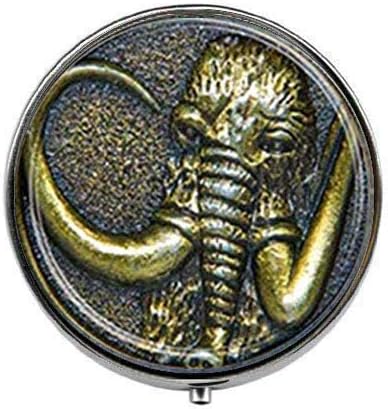 Mammoth Elephant - Art Photo Pill Box - Charm Pill Box-Staklena Kutija Za Slatkiše