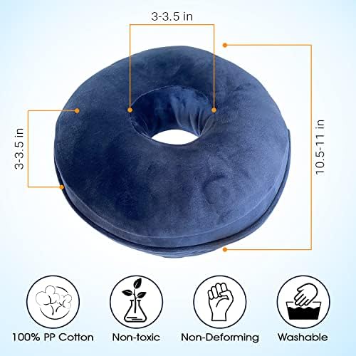 Jastuk za piranje uha sa jastukom - pirsing jastuk za bočni pragovi sa srednjim izrezom ili rupom za bočni prostor za spavanje - uši