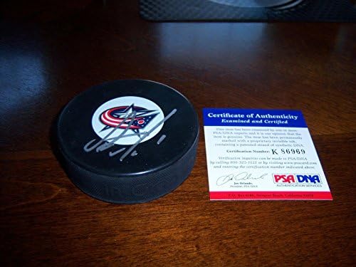 Steve Mason Bluejackets, Hokej Psa / DNK potpisan Pak-autogram NHL Paks