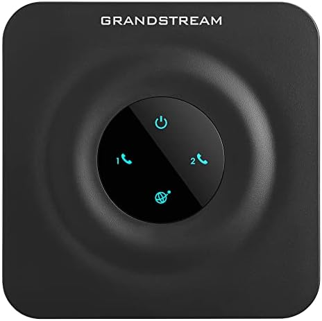 Grandstream GS-HT802 2 Port Analogni telefonski adapter VoIP telefon i uređaj, crna