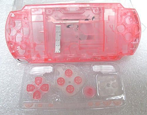Zamena poklopca futrola punog kućišta sa vijcima za tipke za PSP 2000 PSP2000-Clear Pink