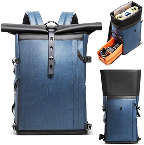 GHGHF ruksak za kameru od 7,7 inča vodootporan, 15,6 inča u odjeljcima za Laptop, velikog kapaciteta, za SLR / DSLR kameru