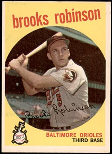 1959 TOPPS 439 Brooks Robinson Baltimore Orioles Dean's Cards 5 - Ex Orioles