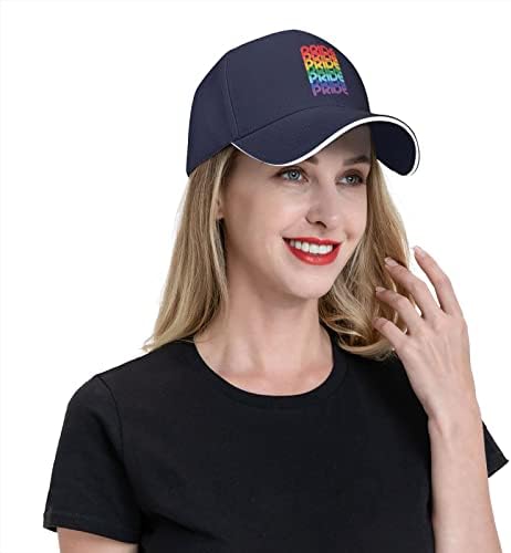 Rainbow LGBT ponos bejzbol kapa muške traper kapa koji se može popraviti ženski šeširi