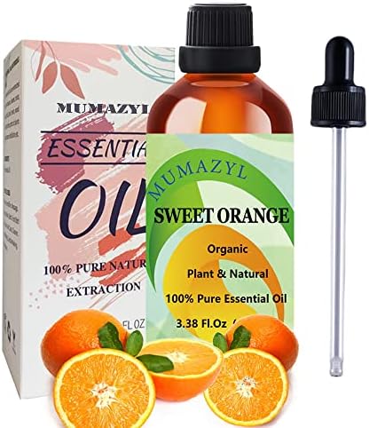 Orange Esencijalno ulje organske biljke Prirodno čisto narančasto ulje za čišćenje difuzora Kućna spavaća soba aromatični parfemi Humidifier sapun svijeće 100ml 1 paket