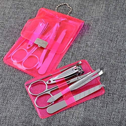 FSYSM 5kom pedikir makaze za pincetu nož za uši utility nail clipper Kit nail art oprema prijenosni manikir Čelični alati za njegu