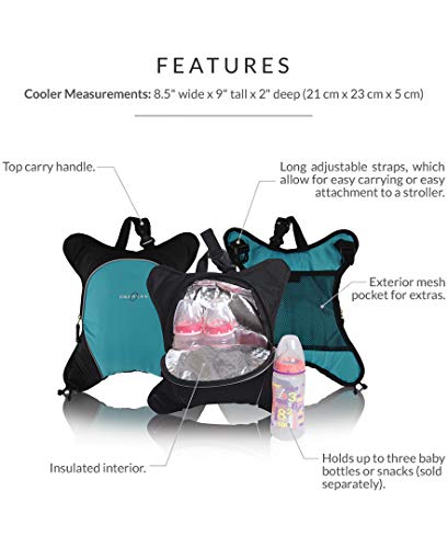 Bern ruksak za pelene, torba za bebe preko ramena, sa hladnjakom za hranu, kopča za kolica