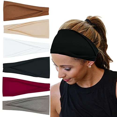 Trake za glavu za žene Workout Yoga traka za glavu široke trake za glavu meka dodatna oprema za oblikovanje kose traka za djevojčice