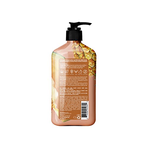 Hempz Biotin šampon za kosu - čajevo drvo & kamilica - za njegu vlasišta rast kose & jačanje suhe, oštećene i farbane kose, hidratacija,