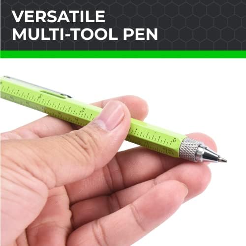 Toolzilla Multitool Pen-Cool Pocket Gadgets Multi alati za tatu, Djeda, inženjera, dečka, muža, brata, prijatelja - jedinstveni Božićni