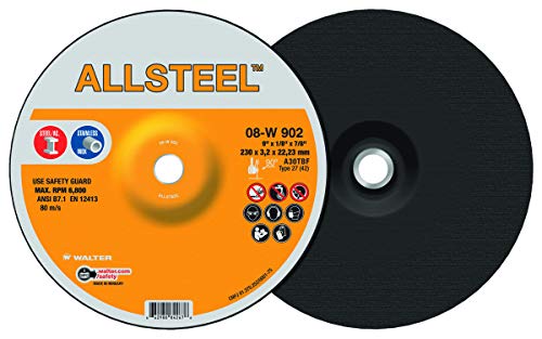 Walter Surface Technologies-Allsteel Brusni Točak 9 X 1/8 X 7/8 Pk 25