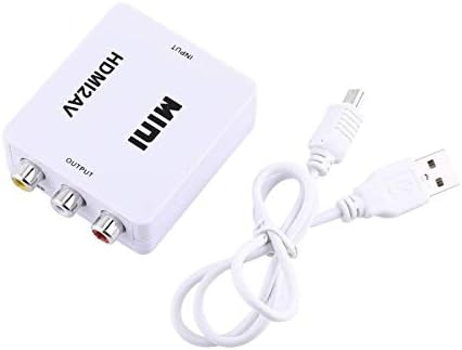 Huangxing - HDMI to AV adapter, AV HDMI Converter, 720p / 1080p utikač i reproducirajući Fleksibilni HD DVD za HD kameru