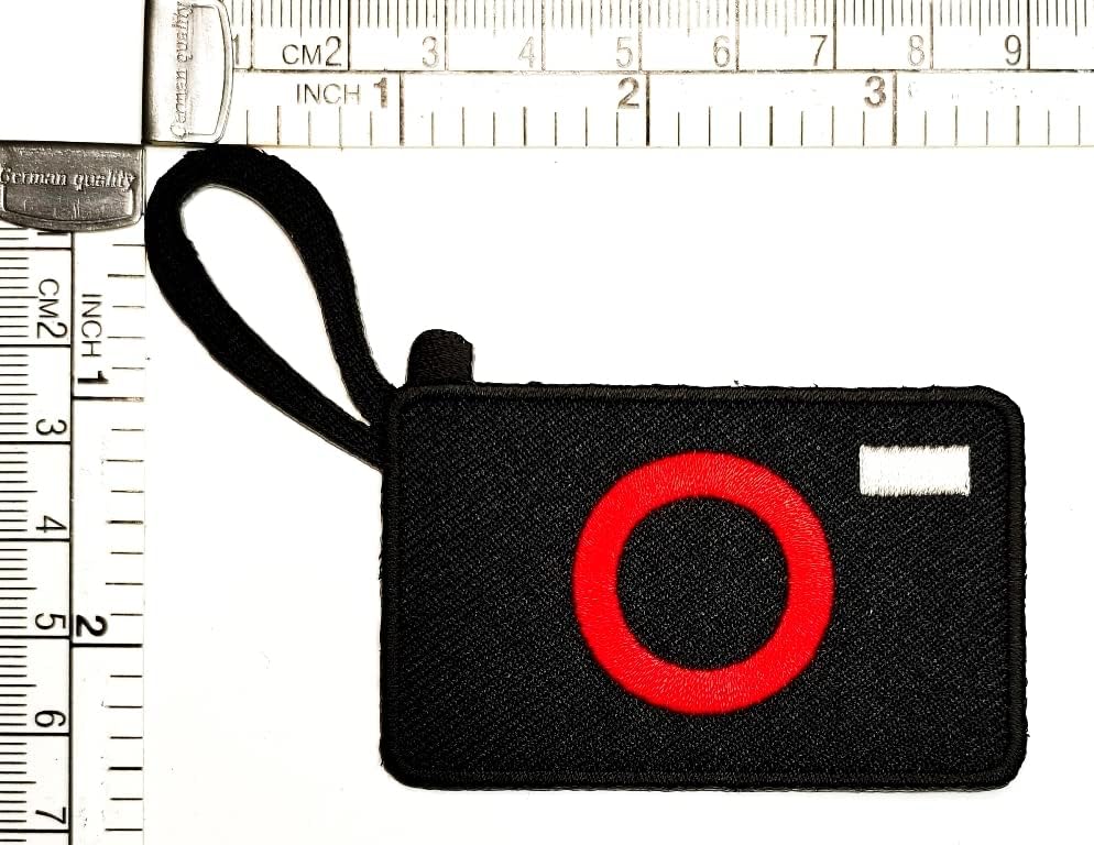 Kleenplus 3kom. Crtić slatka Kamera zakrpa vezena značka gvožđe na šiju na amblemu za jakne farmerke pantalone ruksaci odeća naljepnica