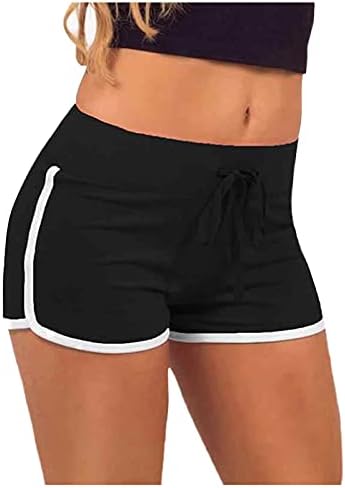Ženske atletske kratke hlače Casual Sport Yoga Fitness Hlače Activewebrutske skitnice Srednje strukske kratke hlače