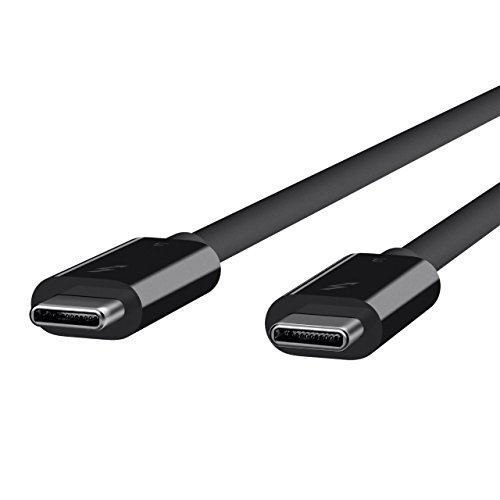 Belkin USB C kabel - Thunderbolt 3, 6,5 stopa / 2 metra, USB C do USB C Tip kabla, Brzo punjenje do 100 vata, brz transfer do 40 Gbps,