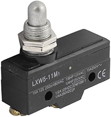 Aexit AC 250V audio & amp; Video Oprema 15A 1no 1nc SPDT momentary Spring press plunger konektori & amp; adapteri granični prekidač