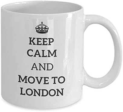 Budite mirni i pređite na London čaj za čaj putnik Coworker Friend Poklon UK Travel krig