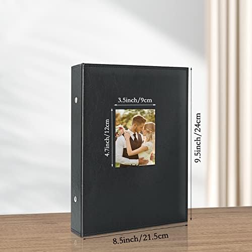 Artmag Photo Album 4x6 300 Fotografije, veliki kapacitet za vjenčanje Obiteljski kožni poklopac Albumi Sadrži 300 horizontalnih 4x6