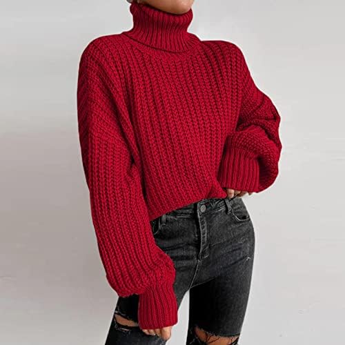 Kulywon Winter Women moda prevelika pletena turtleneck najlonski pamuk plus veličina Žene kornjače pulover džemperi