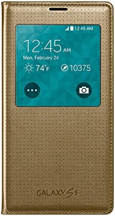 Samsung Galaxy S5 Case S Pogled Flip Cover Folio, Zelena