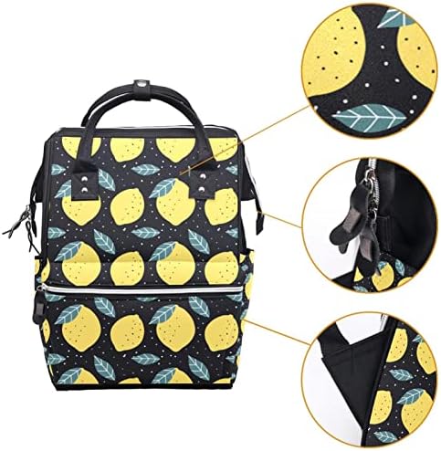 Vodeni kolor Doodle limunovska torba ruksak ruksak za bebe Nasperne torbe za promjenu multi funkcije Velika kapaciteta putnička torba