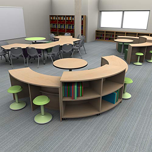 Podesiva postavka za učenje-visina stolice sa aktivnim kretanjem sa kružnim sjedištem - Fleksibilno sjedenje za školsku učionicu,