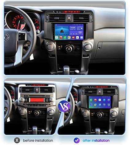Android 12 Auto Stereo Radio za Toyota 4Runner 2009-2019 sa bežičnim Apple Carplay Android Auto,Bluetooth, 4GB+32GB 9 inčni ekran
