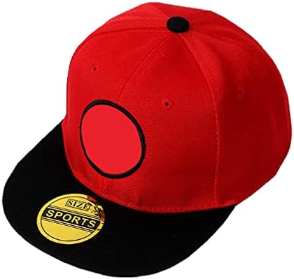 Fockigo Kids Youth Baseball Cap Little Boys Ravni račun za ravni šešir Podesivi šešir za nopcack