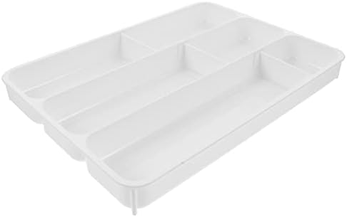 Cabilock 3kom pretinac za pribor za jelo kutija za Silerware držači za fioke prenosivi pribor za jelo kutija za odlaganje delikatna kutija za pribor za domaćinstvo kućanski pribor za posuđe Pp bijeli nož i viljuška