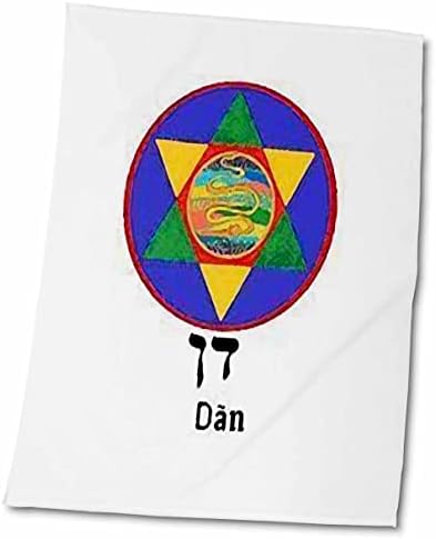 3Droza Floreni - Jevrejske teme - Slika hebrejskog simbola za Dan Tribe - Ručnici