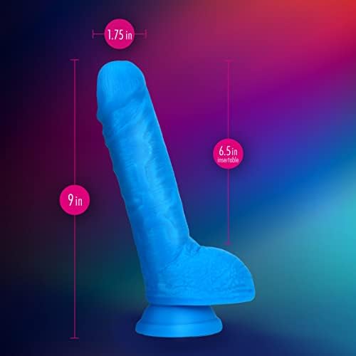 Blush Neo Elite 9 inčni dildo | UltraSilk ™ Silikon | Sensa Feet® tehnologija dvostruke gustoće | Baza i kabel usisne čaše kompatibilni