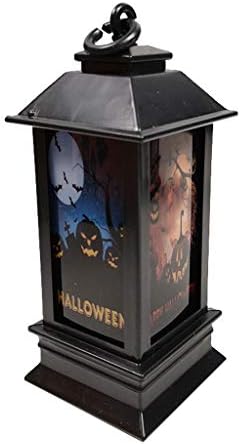 Jflyou Halloween svjetla,Halloween atmosfera dekorativni rekviziti Plastic Glowing Night Lighthouse