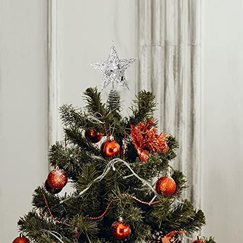 Hearse ukras tri - šuplji božićni gornji ukras zvijezde petokrakih stablo kućni dekor veliki valentinski ukrasi